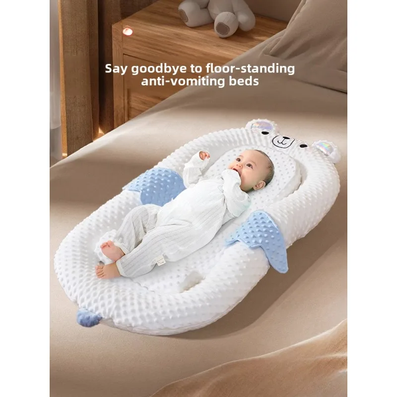 

Bed in bed 0-3 years old anti-jump lying down sleeping artifact anti-choking milk spit sleeping pad sleeping nest