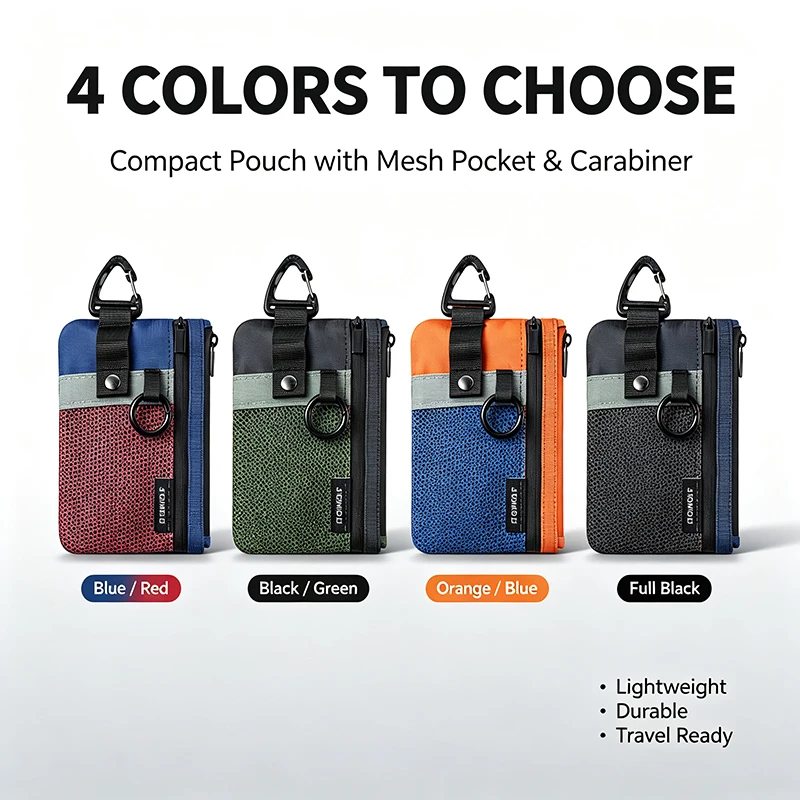 Neck Wallet,RFID Blocking Lanyard ID Card Holder,Travel Multi-Compartment Coin Purse,Secure Zipper Pouch For Passport And Key