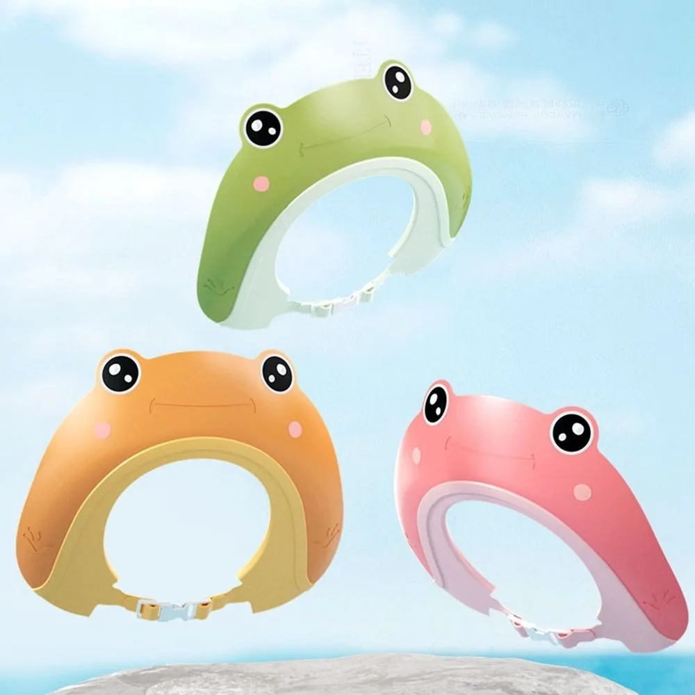 New Shampoo Artifact Shower Cap Ear Protection Hair Shield Hair Wash Hat Adjustable Bathing Bath Head Cover