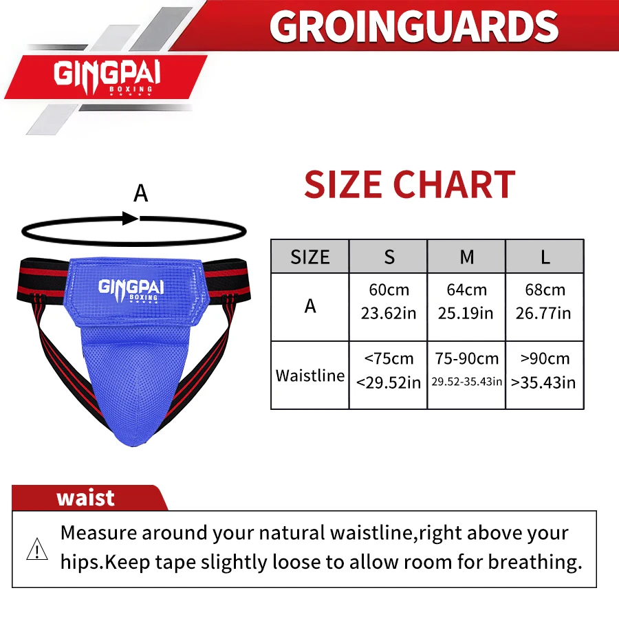 GINGPAI Sanda Crotch Protection Adult Children Standard Men's Crotch Protection Sanda Underwear Muay Thai Boxing Protective Gear