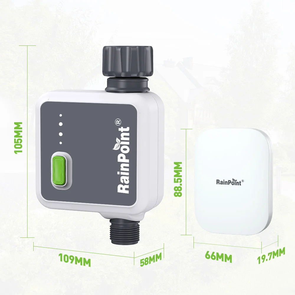 RAINPOINT 1-Zone Wireless Smar - огляд і ціна Smart Garden Hose Valve