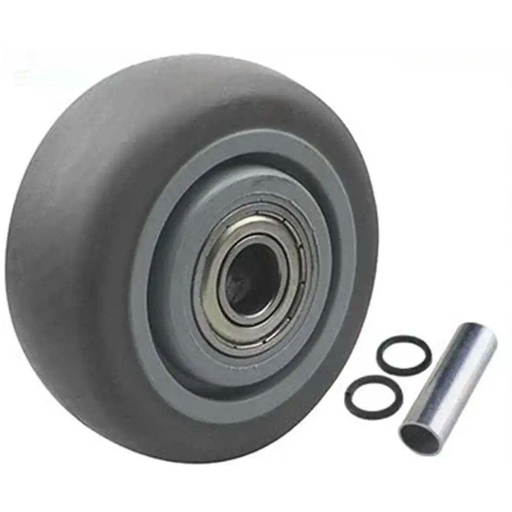 

Medium Gray 3/4/5 Inch TPR Casters Aviation Box Tool Handcart, Silent & Durable, 4-Pack (Replaces 4 Inch)