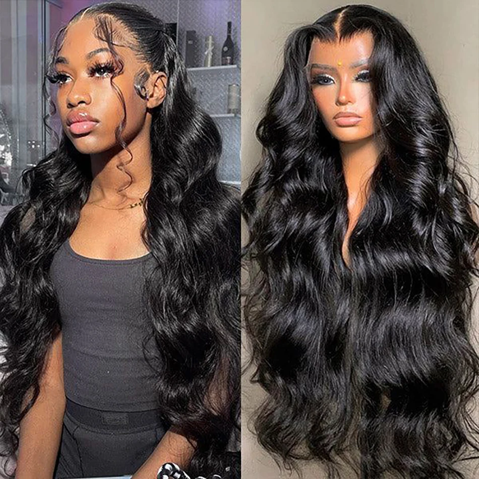 Body Wave 13x4 13x6 Lace Frontal Wigs 30 40Inch Brazilian Remy 5x5 Closure Wig Human Hair For Women