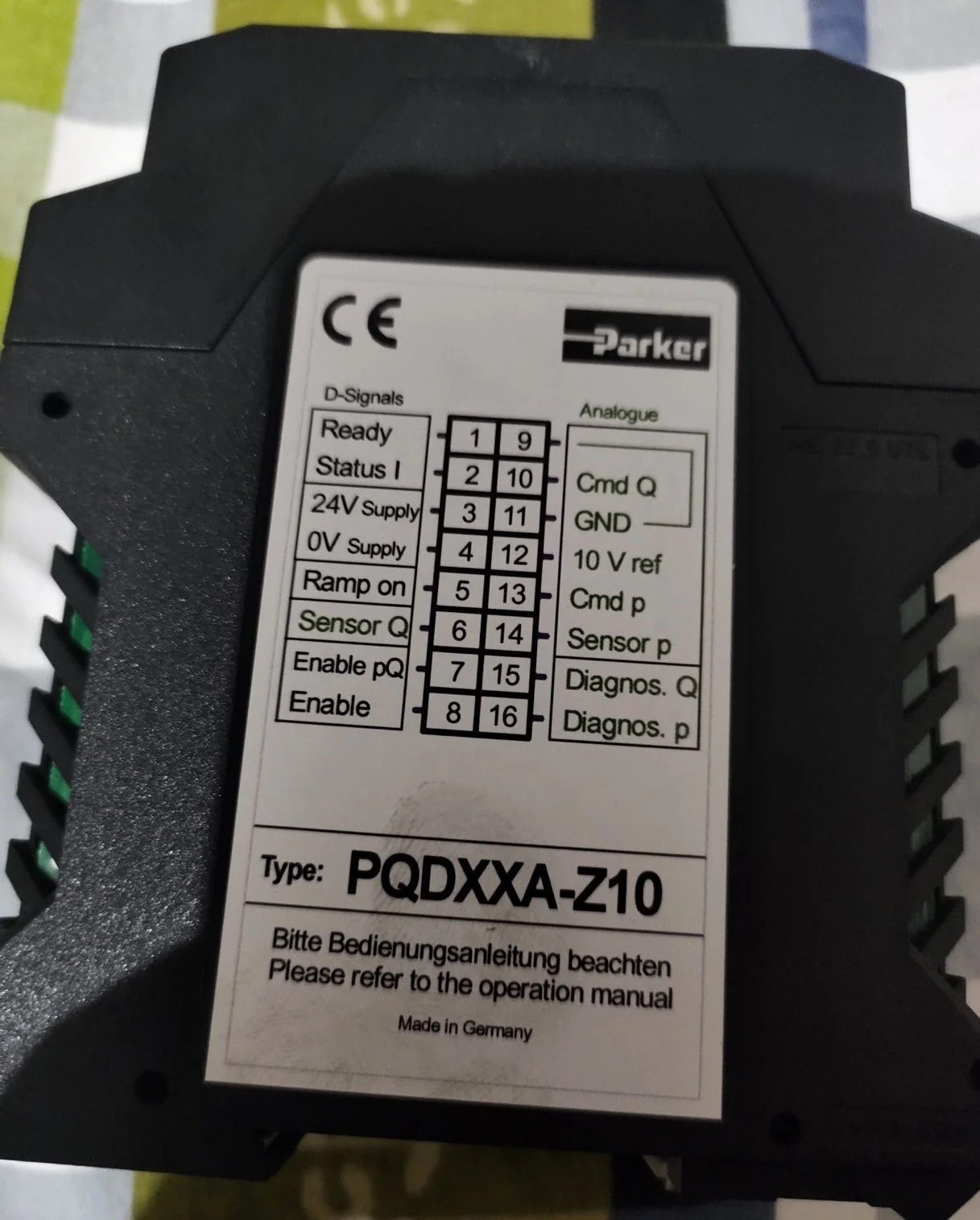 Parker amplifier special purpose amplifiers PQDXXA-Z00/Z10