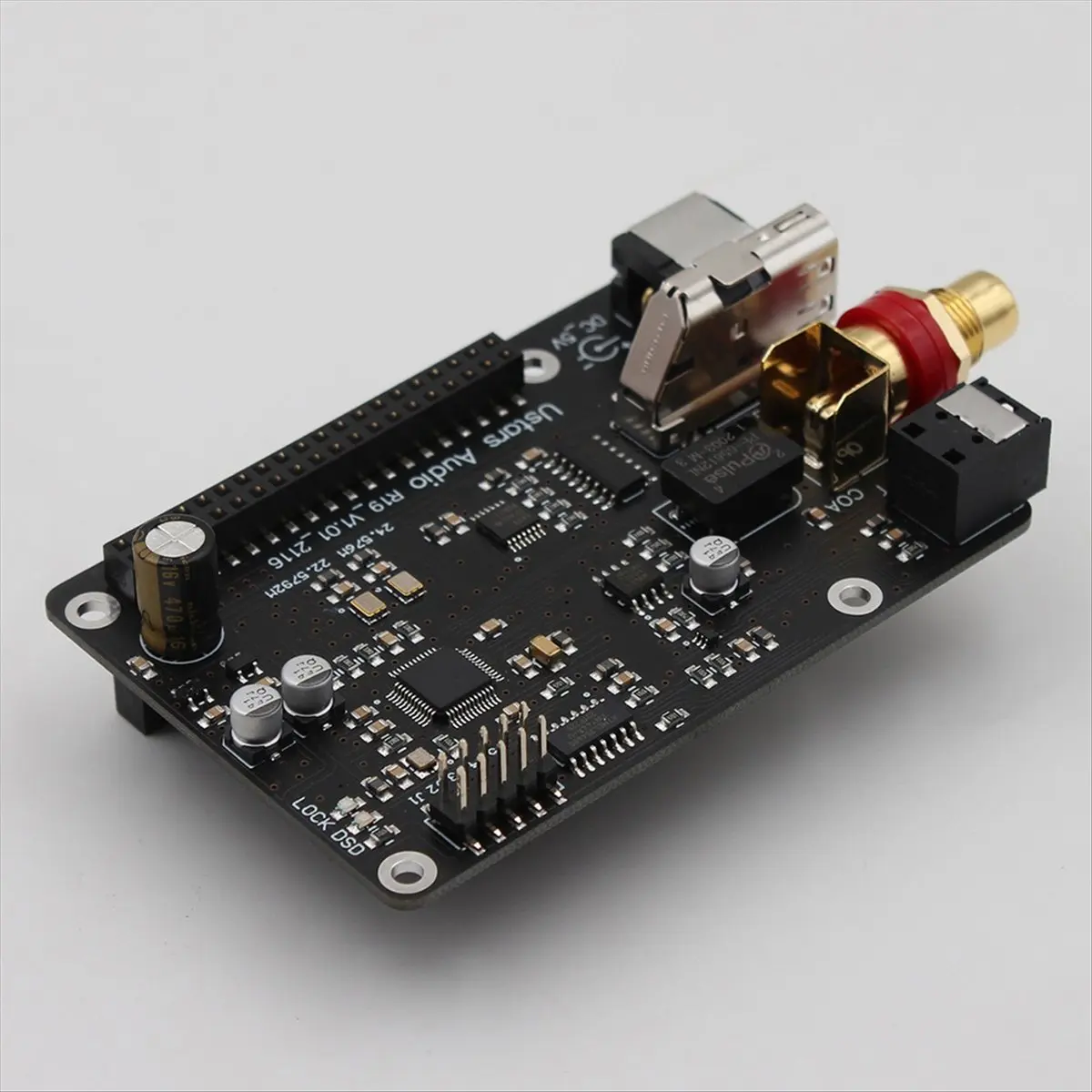 Super Sale Digital Broadcast Board for Raspberry Pi4 3B 4B Decoding to Fiber Coaxial I2S 384K DSD512