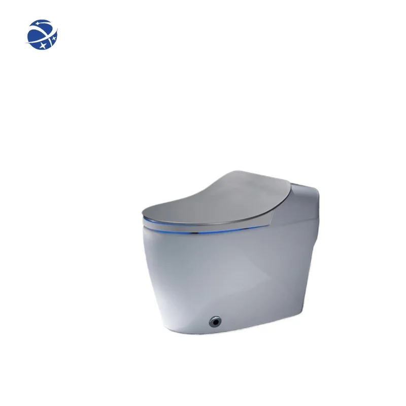 

YYHC Wholesale high quality low price automatic bathroom one piece bidet toilet smart wc intelligent s-trap 110v smart toilet