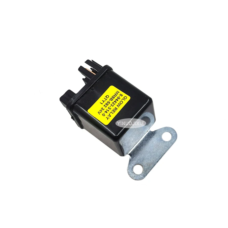 1PCS   Construction Machinery Excavator Parts 8-94258-014-0 8-94423-314-0 Preheat Relay (4 Plugs) for Isuzu 4HK1 Engine New