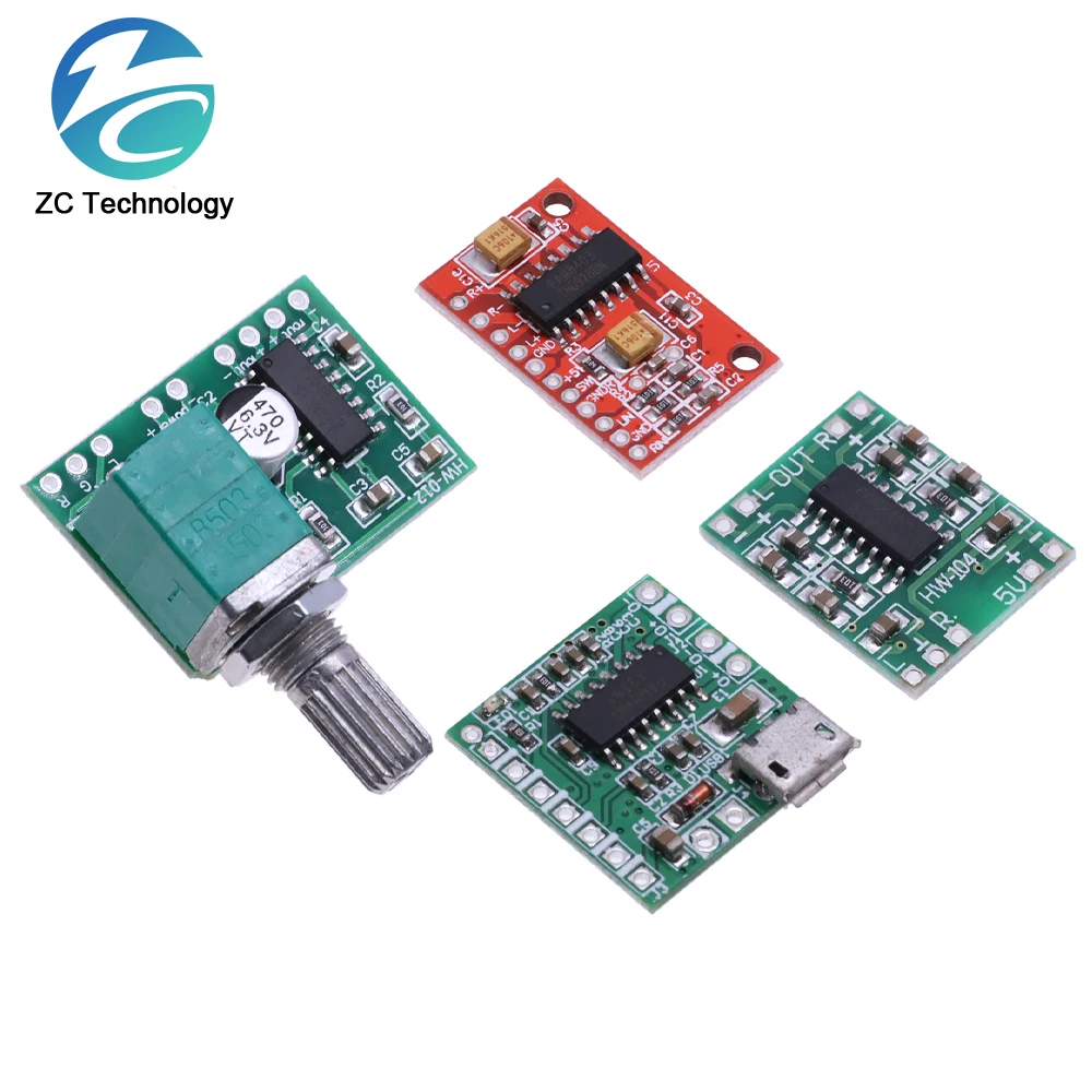 PAM8403 Module Digital Power Amplifier Board Miniature Class D Power Amplifier Board 2 * 3 W High 2.5 ~ 5 v USB Power Supply