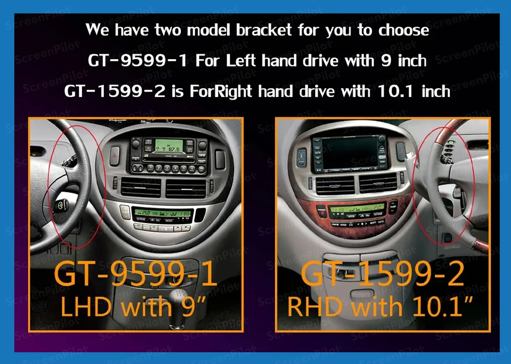 Android 16 Car Radio Stereo Head Unit For Toyota Previa ESTIMA ACR30 Tarago 2002-2006 Multimedia Video Player GPS Navigation DVR