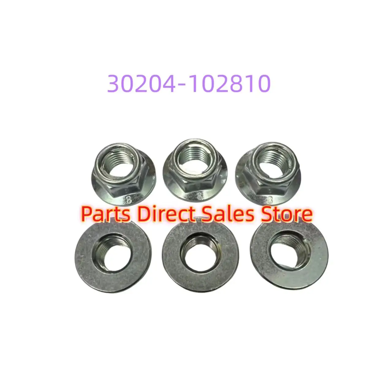

M10X1.25 Nut 30204-102810 for CF 110 400 450 500 500S 520 X5HO 550 600 Touring 625 U6 800 800EX 800XC 850 950 950EX 1000