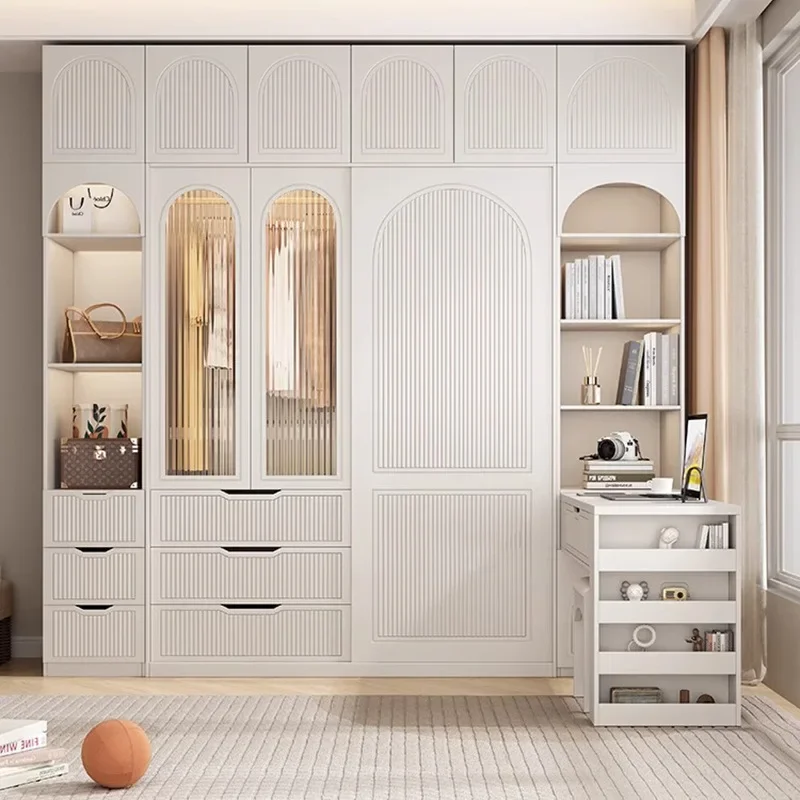 Wardrobe for Bedroom Space Saving Non-Slip Feet Reinforced Frame Sturdy Construction Reliable Performance Stable Structure
