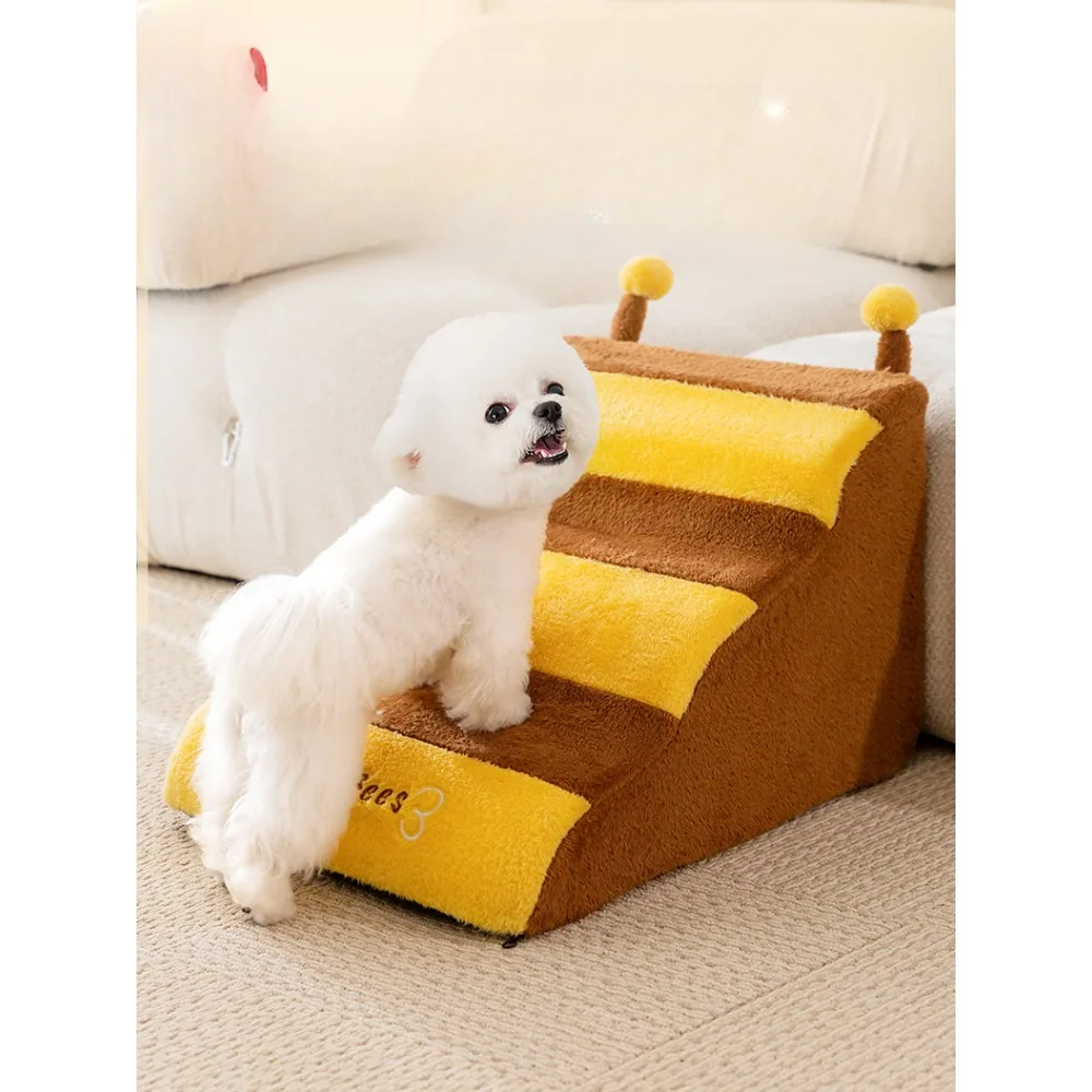 

Pet stairs, dogs go to bed, steps, non-slip slopes, ladders, detachable washable ladders, puppies, elderly dogs, bedside sofas.