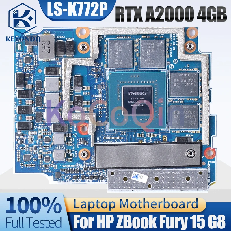 LS-K772P For HP ZBook Fury 15 G8 NVIDIA RTX A2000 4GB QN20-P3-A1