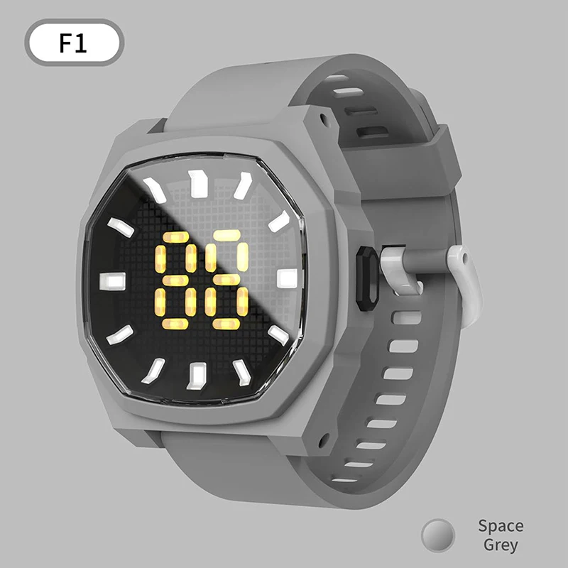 New Men Digital Watches Military Sports Silicone LED Watches for Men Women Fashion Casual Luminous Electronic Clock Reloj Hombre