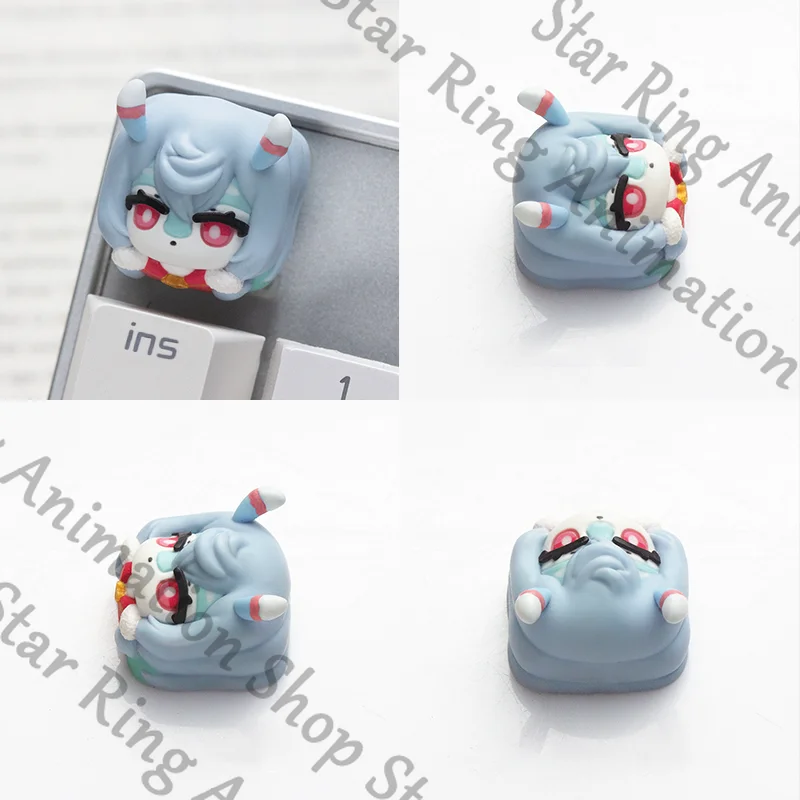 原神インパクト Sigewinne アニメ Q バージョンキーキーキャップキーボードハロウィン小道具プロパティ Cospaly 漫画ギフト飾る