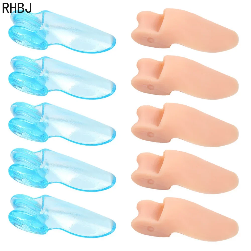 25Pairs Silicone Alignment Foot Pain Relief Hallux Valgus Splint Big Gel Toe Spacer Separators Pads Bunion Straightener Orthosis