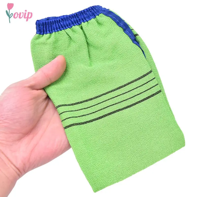 1 Pcs Magic Peeling Glove Korea Style Scrub Mitt Exfoliating Tan Removal Mitt Bath Shower Gloves 14cmx17cm