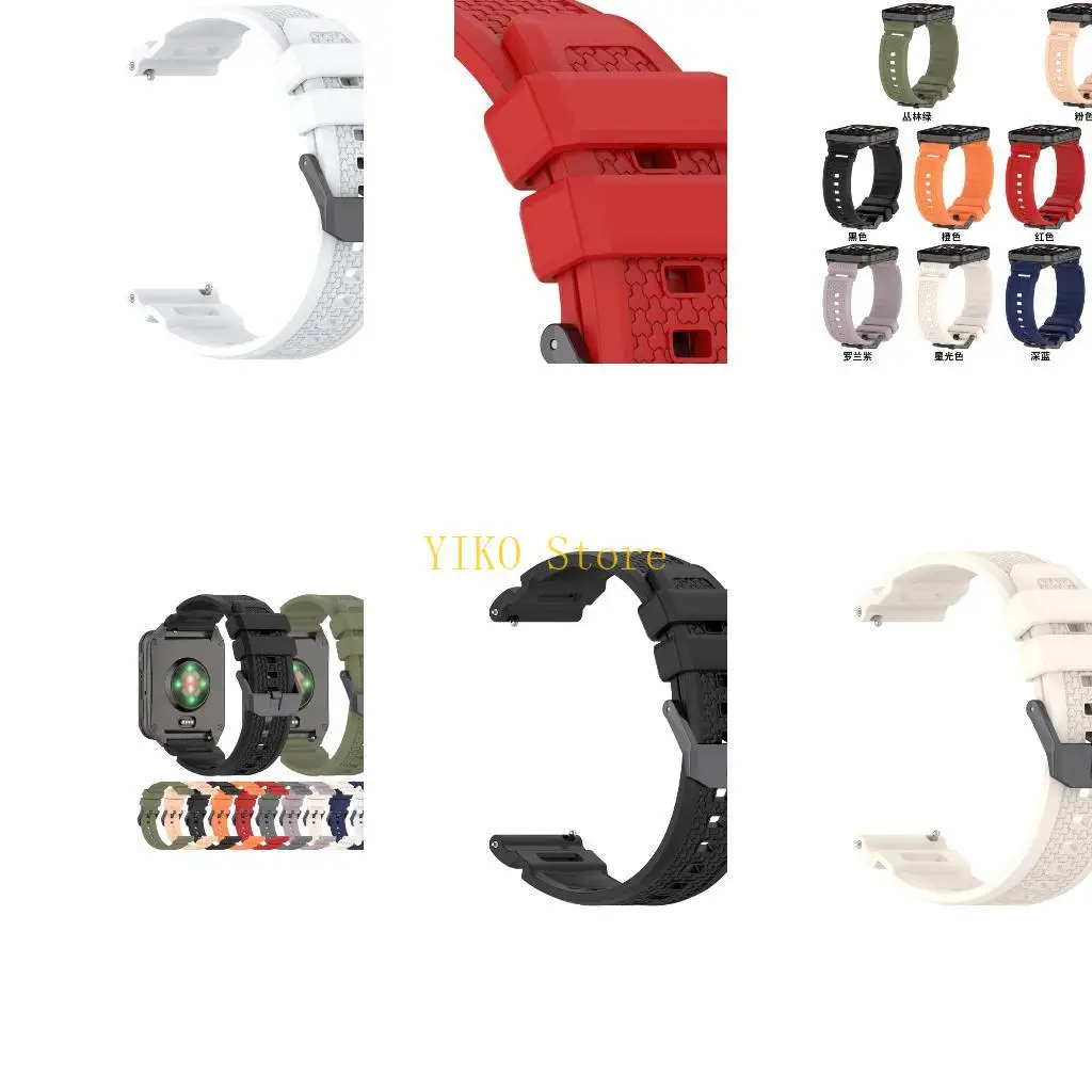 

K32C силиконовые резиновые ремешки для часов, водонепроницаемые для ремешка для часов 24 мм