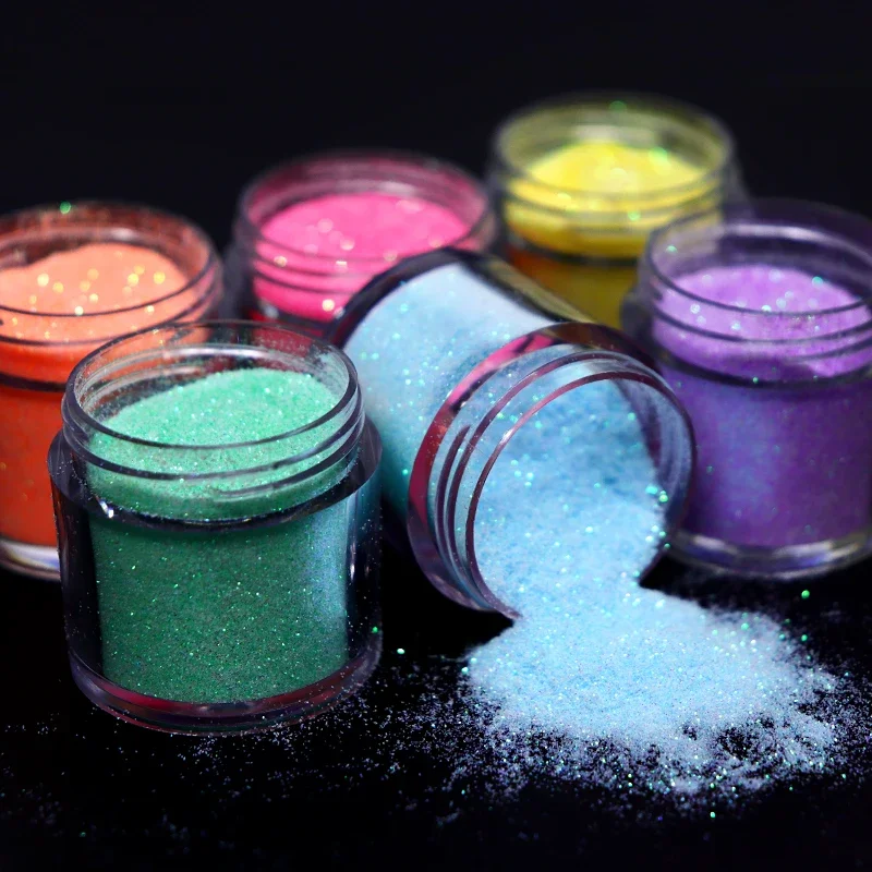 Iridescent Sugar Powder DIY Epoxy Resin Pigment Shiny Sand Effect Glitter Powder Candy Color Handcrafts For Silicone Mold Filler