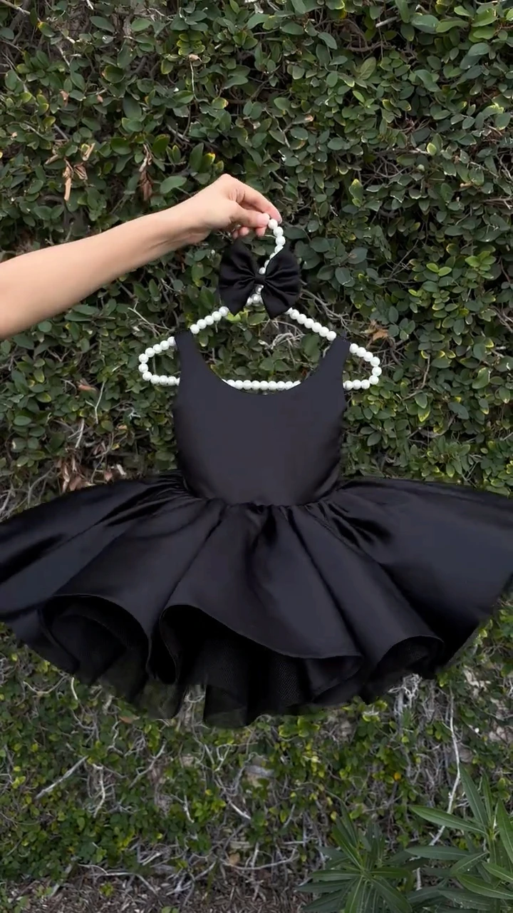 Customize Flower Girl Dress Red Gala Dress for Girls Mini Satin Communion Dresses Spaghetti Strap Birthday Party Dress Kids