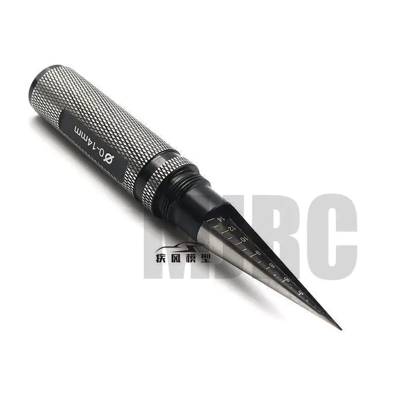 0-14mm scale reaming reamer punching reamer tool reaming hole steel hole RC fitting RC car shell high steel titanium plating