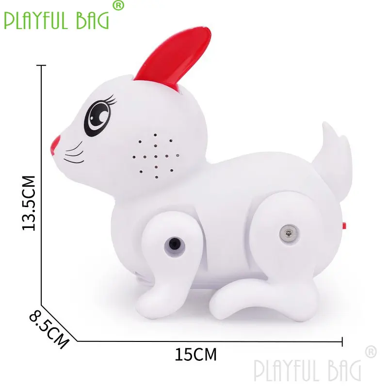 Eating radish rabbit children\'s electric toys cute and interesting colorful lights music simulation rabbit animal gift yd08