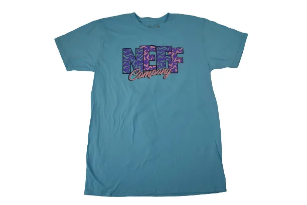 Neff Mens Weekend At Pacific Blue T Shirt Nwt M