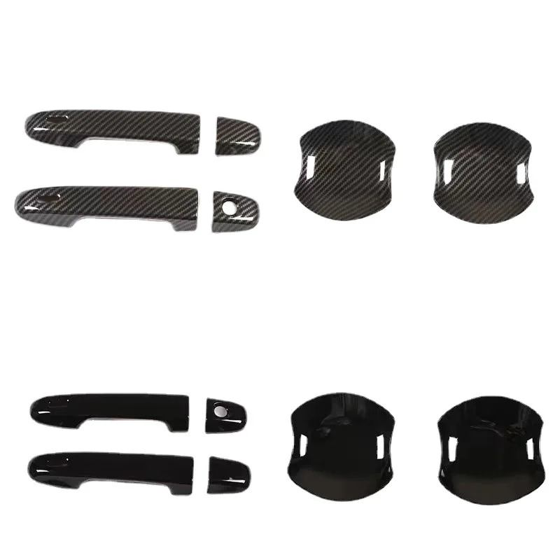 

ABS Carbon Accessories Plated Door Handle Bowl For 2012-2021 Toyota GT86 GR SCION FR-S FT86 SUBARU BRZ Door handle Cover