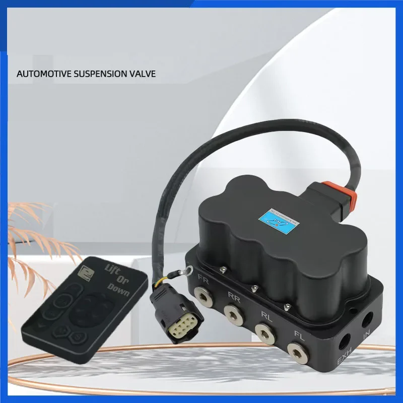 

Bluetooth wireless control Pneumatic Shock Absorber four-way 1/4" 3/8“ AA VU4 Automotive Suspension Valve
