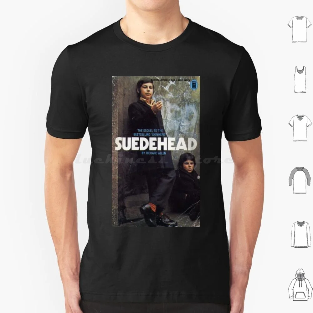 Suedehead T Shirt Big Size 100% Cotton Suedehead Richard Allen Skinhead Morrissey 1970s Suede