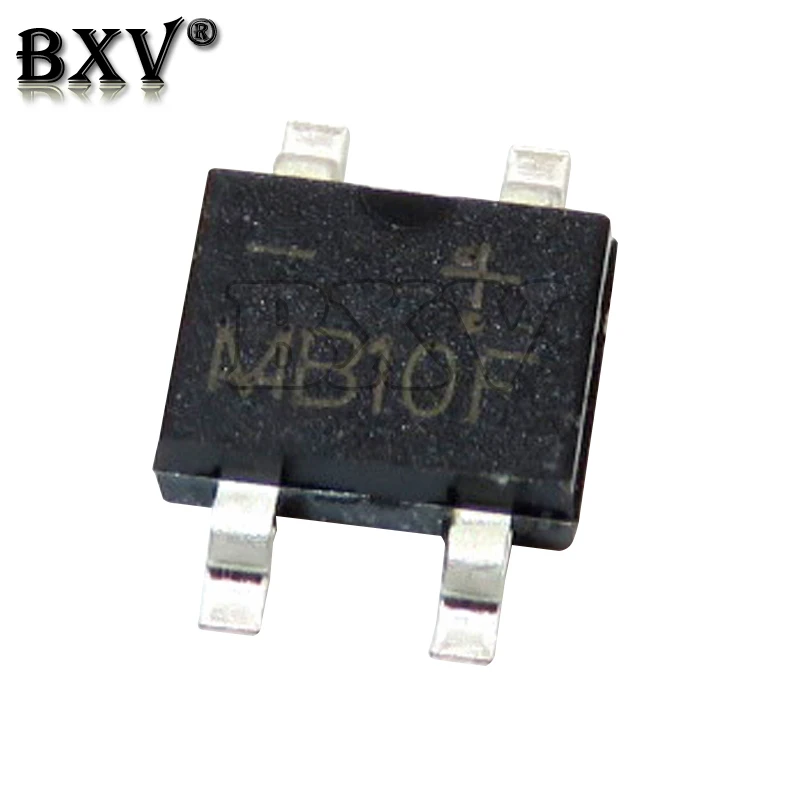 (50piece/lot) MB2S MB6S MB10S MB6F MB10F SOP-4 Bridge Rectifier