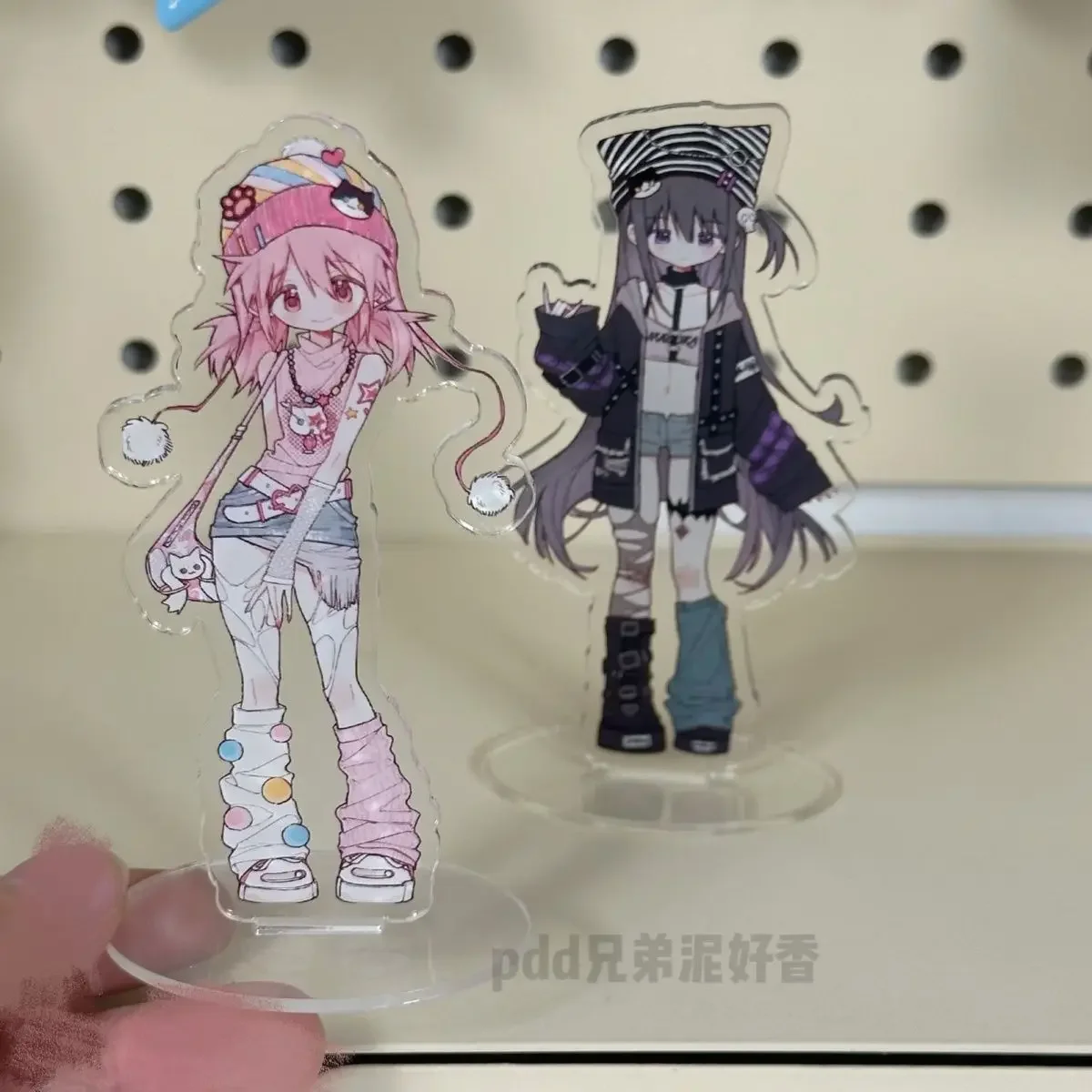 Puella Magi Madoka Magica Acrylic Stand Figure Kaname Madoka Akemi Homura Anime Peripheral 10cm Cute Delicate Desktop Ornament