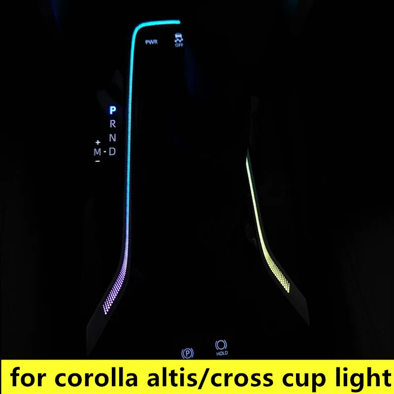 

FOR 2020-2024 Toyota Corolla Cross ALTIS Central Control Storage Atmosphere Light LED Car Interior Water Cup Storage Box Light