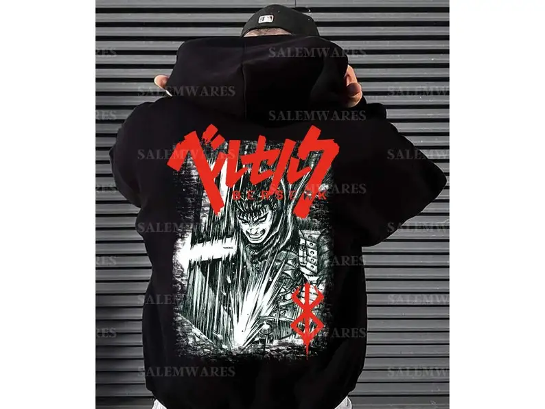 

Ber Guts Hoodie| Anime Vintage Hoodie | Anime Manga Hoodie