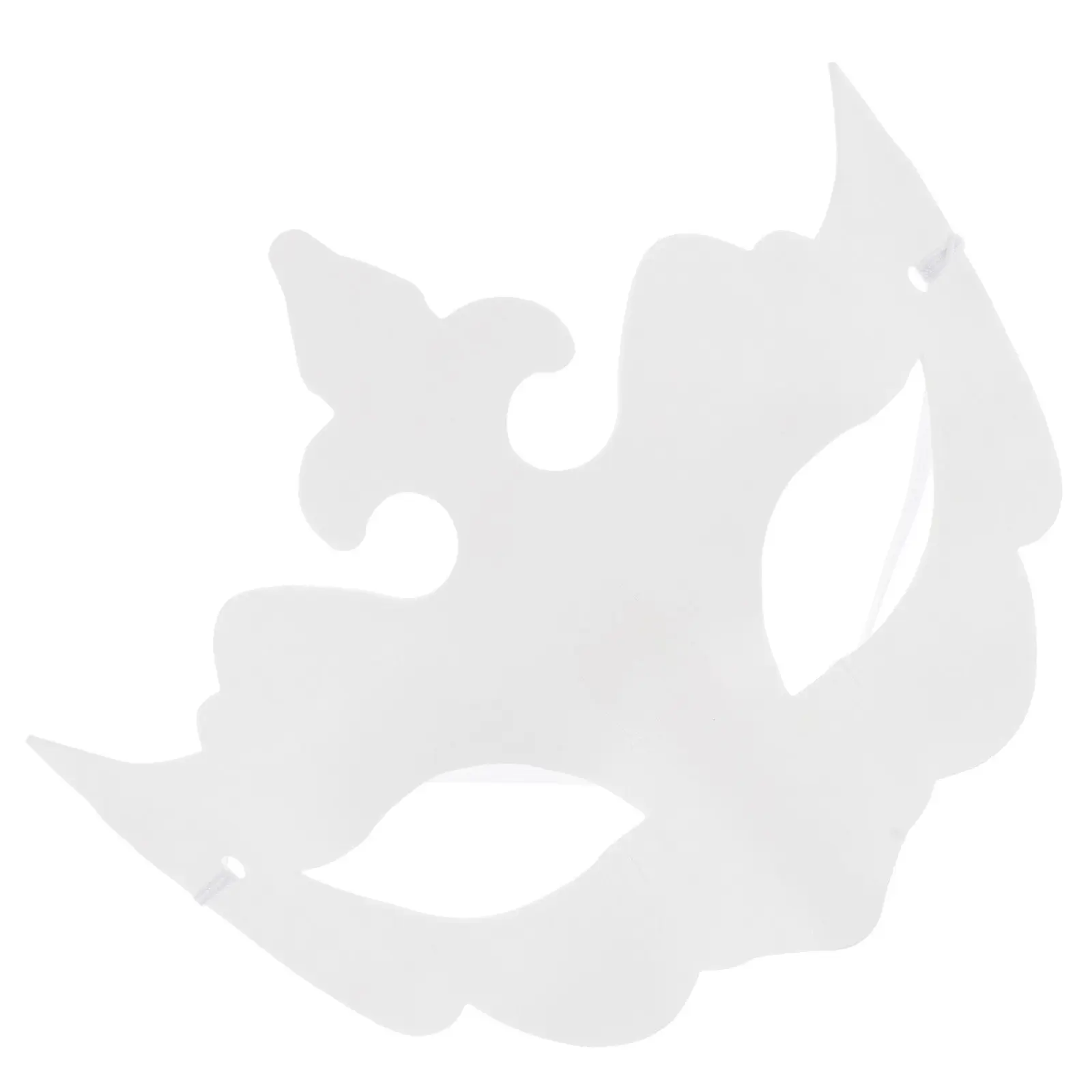 

6Pcs Unfinished DIY Pulp Face Mask Paintable Blank Masquerade Mask for Costume Party Halloween Wedding Birthday Fashion Show Art