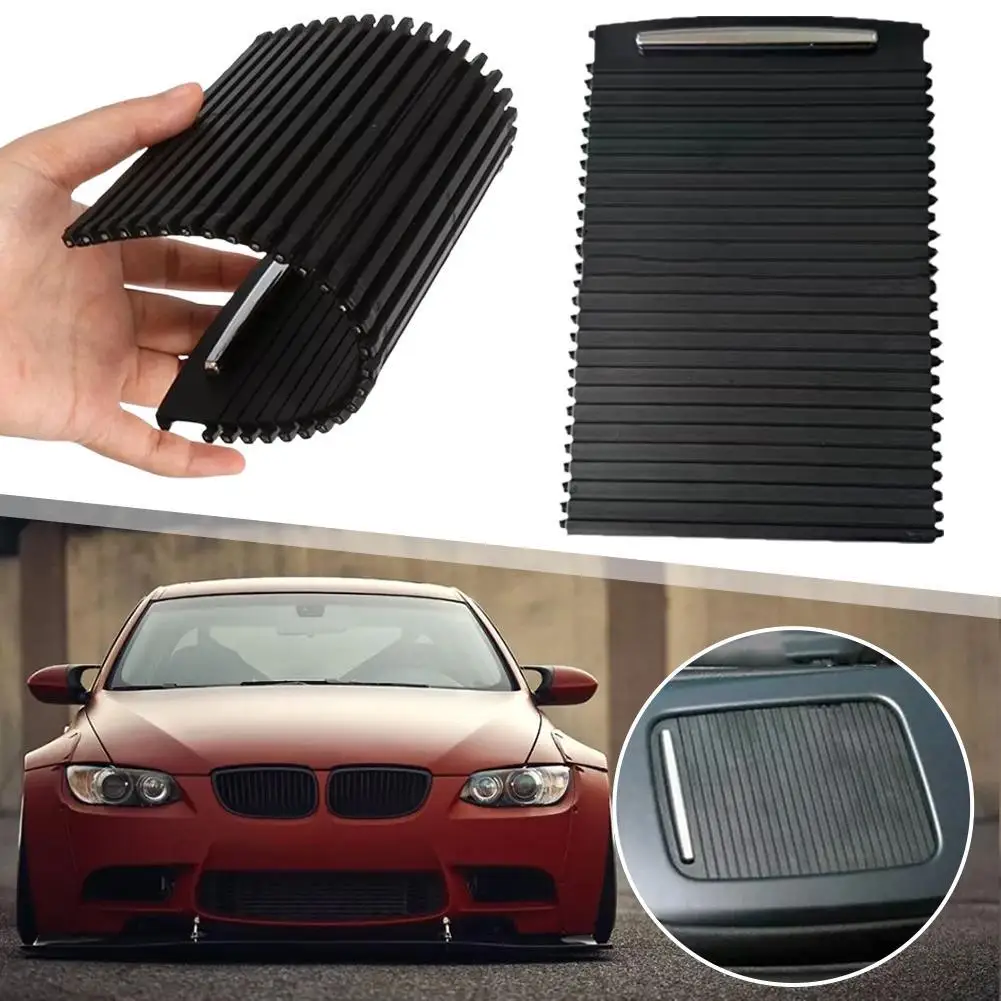 1pc For BMW E92 E93 & M3 2006-2012 Rear Center Console Tray Roller Blind Cover Car Interior Accessories 51166963913 696094