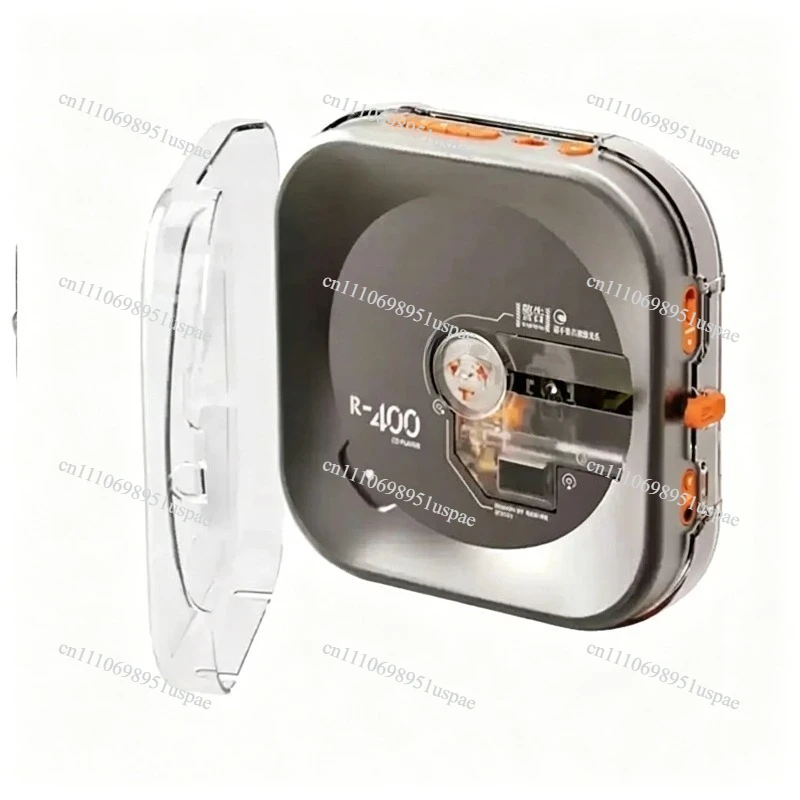 Portable R400 Retro CD Player Album Player 5.3 Bluetooth Walkman Rechargeable HIFI CD Player Small Mini Multi Mode Playback