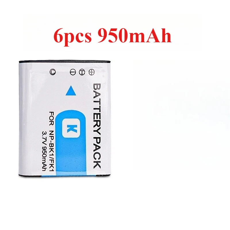 Variant: 6pcs 950mAh