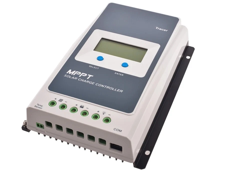 MPPT 40A Solar Charge Controller 4210AN Black-Light LCD Solar Regulator for 12V 24V Lead Acid Lithium-ion Battery Charger