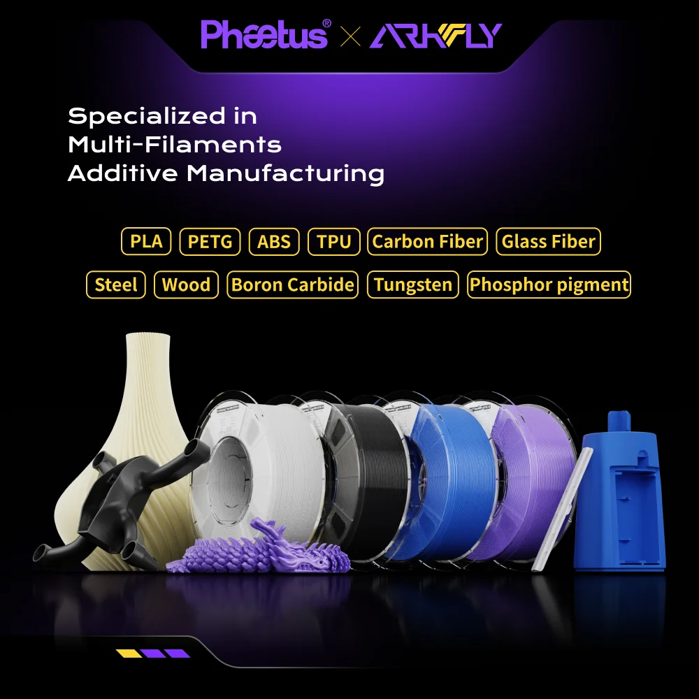 Arkfly Phaetus Conch M4 Hotend do Bambu Lab A1/A1mini A2L z odłączanymi dyszami EndCoat 0.2/0.4/0.6/0.8mm, części do drukarek 3D — zdjęcie produktu 5