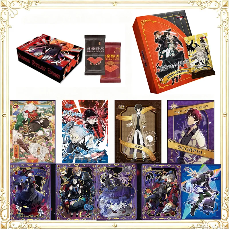 Bungo Stray Dogs Trading Card Superpower Character Collectible Cards Japanese Manga Classic Protagonist Rare Foil Anime Cards