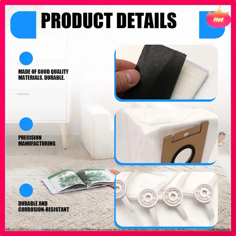 AD-подходит для вакуумных аксессуаров Neabot Robot Q11, универсальный комплект