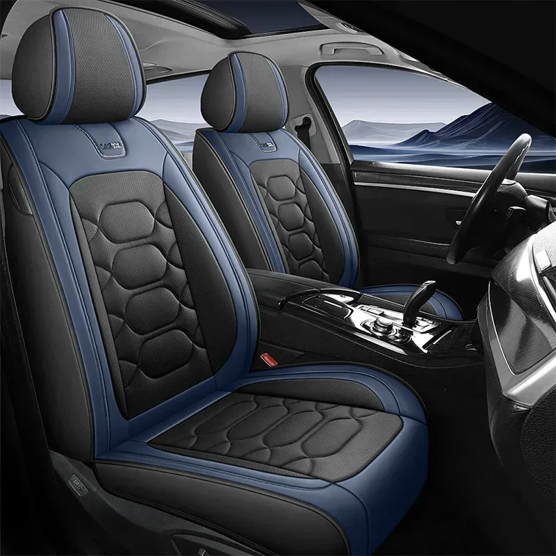 التغطية الكاملة العالمي بولي Leather الجلود مقعد السيارة يغطي لمازدا 3 CX-5 2 5 6 CX-3 CX-4 CX-7 CX-9 RX-8 CX-30 CX-50 اكسسوارات السيارات