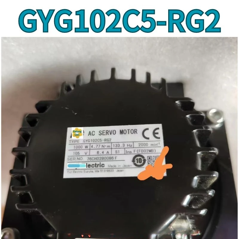 Used Servo motor GYG102C5-RG2 test OK Fast Shipping