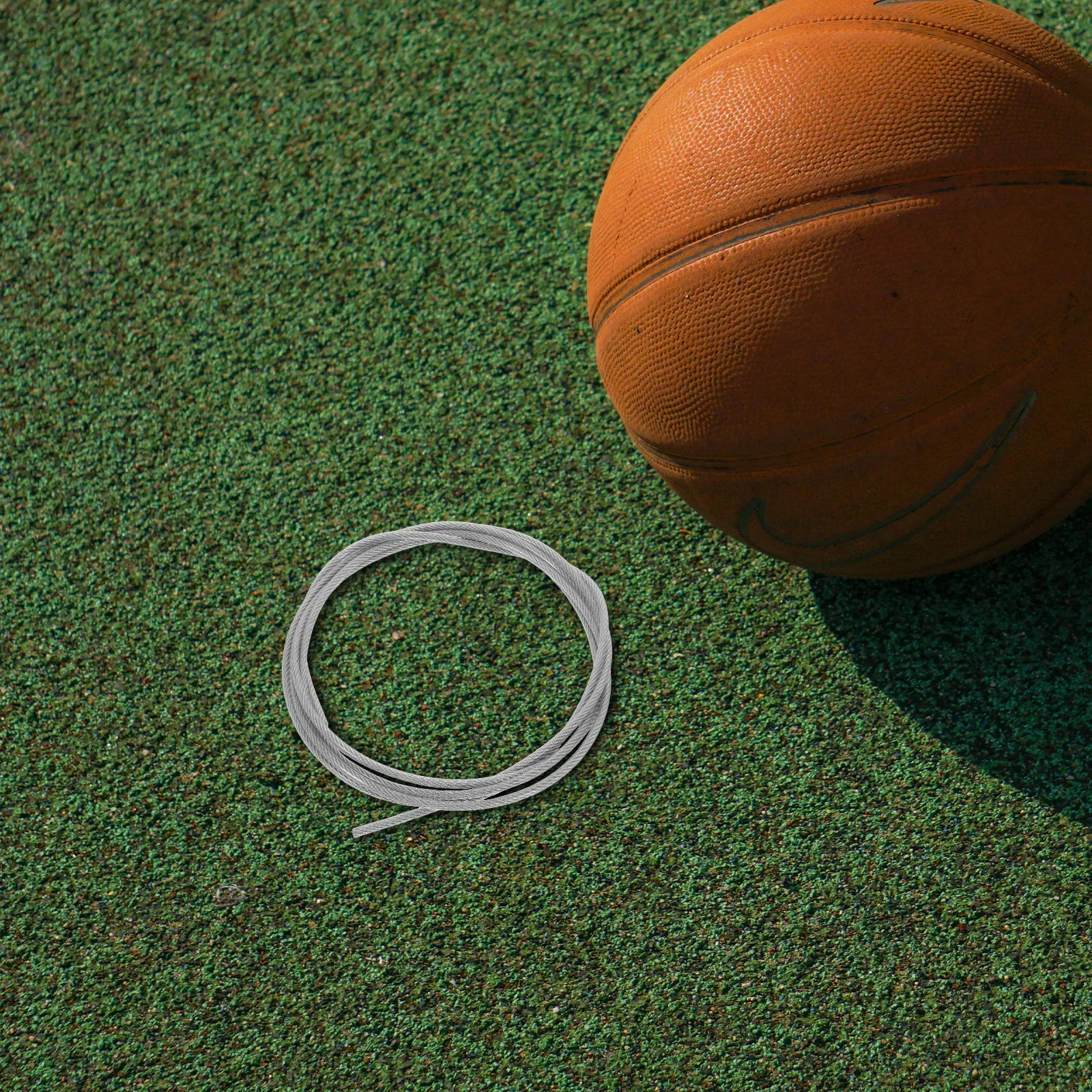 2 قطعة كرة السلة صافي حبل خيوط سلسلة عالية القوة آمنة مرفق داخلي في الهواء الطلق هوب المعاوضة ترقية صافي سلسلة #4