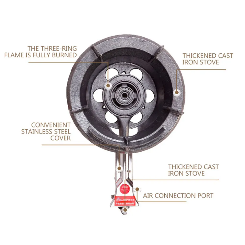 

Fierce Gas Stove Natural Gas Cooktop Stove Desktop Stove Liquefied Gas Cast Iron Fierce Fire Stove cocina de gas