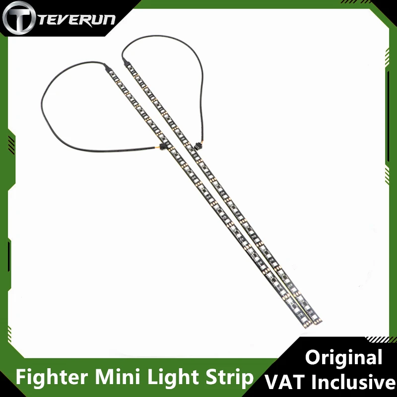 Original Light Strip For Teverun Fighter Mini/FighterMini Pro/FighterMini ECO Electric Scooter Stem/Deck/Stem LED Light Parts