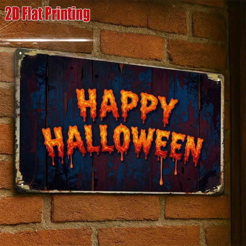 CIFBUY Modern 2D Flat Aluminum Wall Art Waterproof Durable Creative Garage Sign Bold Text Home Room Decor