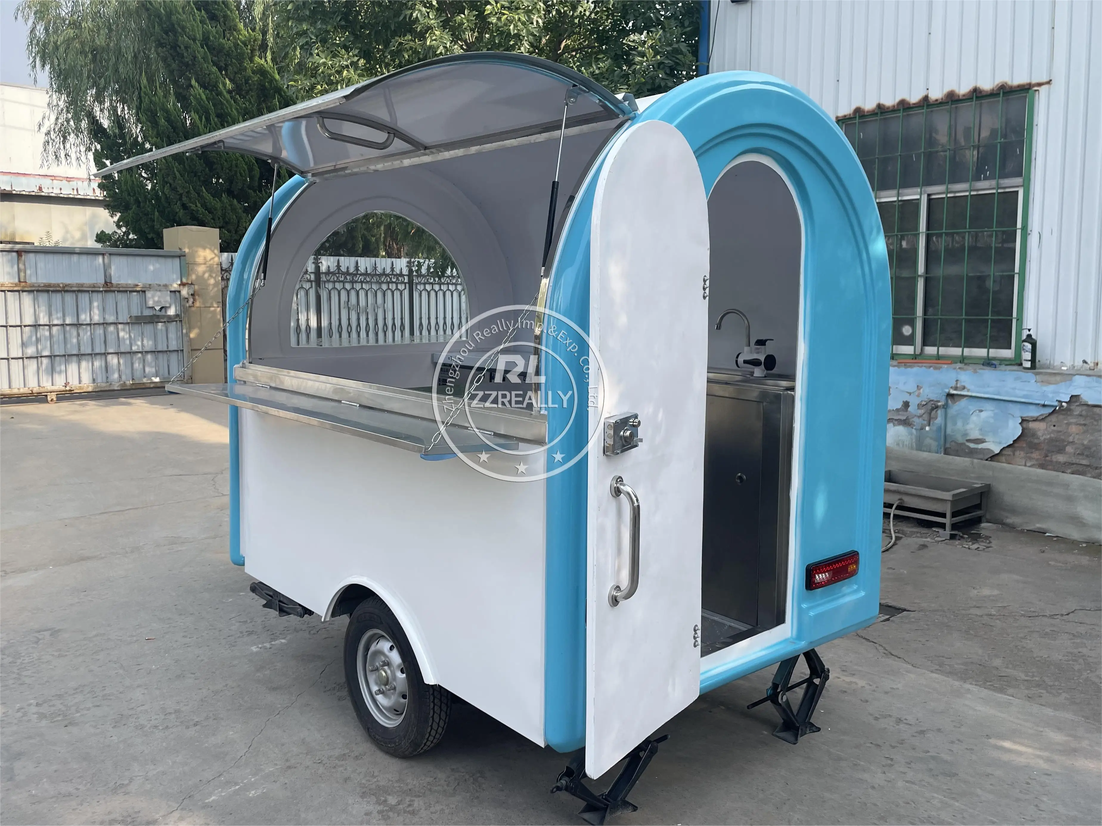 Concession Food Trailer Street Snack Hot Dog Truck Mobile Ice Cream Cart Design Snack Food Shop Kiosk