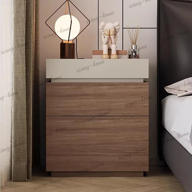 Factory Direct Nordic Retro Nightstand With Secret Compartment Safe Glamour Elegant Bedside Table French Unique Table De Nuit Be